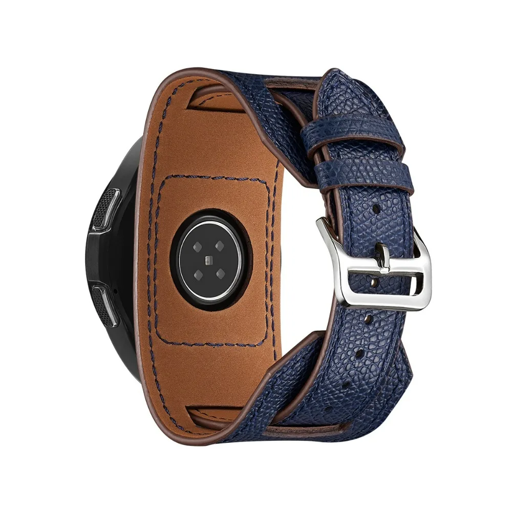 20mm 22mm Leather Strap for Samsung Galaxy Watch 6 5 4 44mm 40mm/Classic/Gear S3 Wristband for Huawei Watch 4/Pro/GT GT2 3 Belt