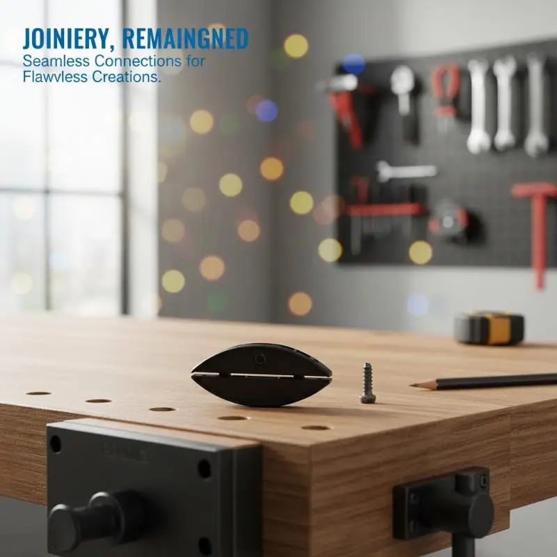 Reusable 2-in-1 Woodworking Fasteners for Slotting Machines | Invisible Plywood Joining Hardware