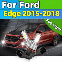 2Pcs 6000K Car Front Fog Light 20000LM Ultra Bright LED Bulbs H10 9145 Plug and Play For Ford Edge 2015 2016 2017 2018