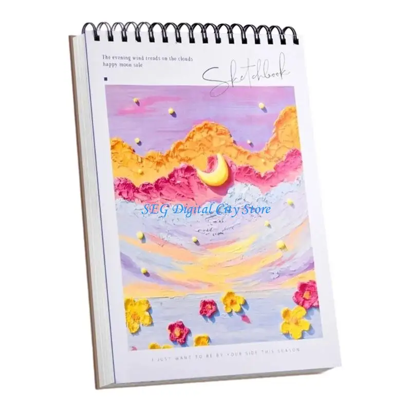 U75B Professional Grade Sketch Pads Thick Tear Resistant Paper Smooth For Pencil Art