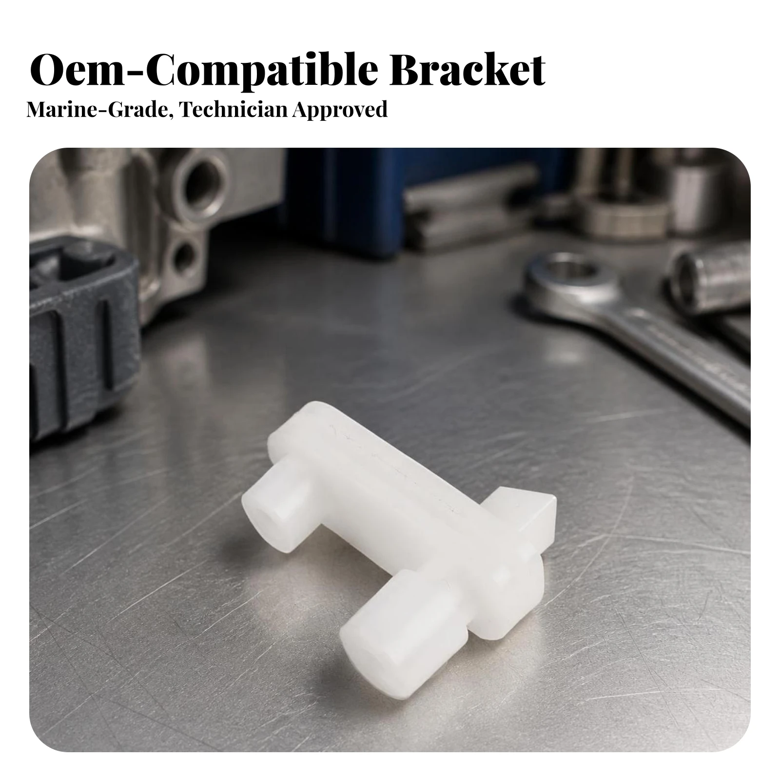 Locking-Rod Bracket Secure Rod Bracket Hardware Sturdy Stable for Boat Owners, Marine Repair