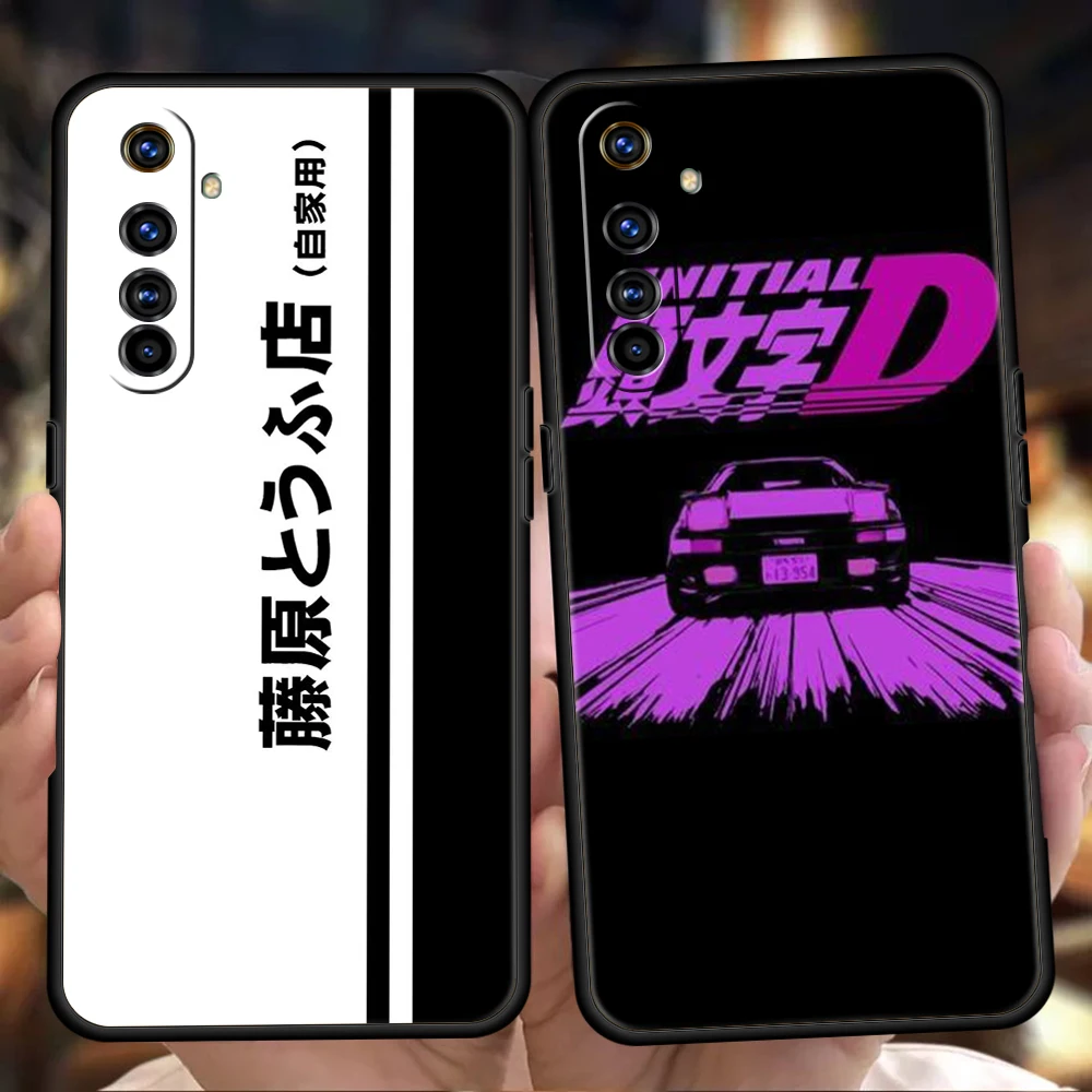 

Anime Initial D AE86 Phone Case for Realme 8 9 Pro Plus 8i 9i 6 7 GT2 C21 C25 C3 C11 11 Pro 5G Plus Shockproof Silicone Shell