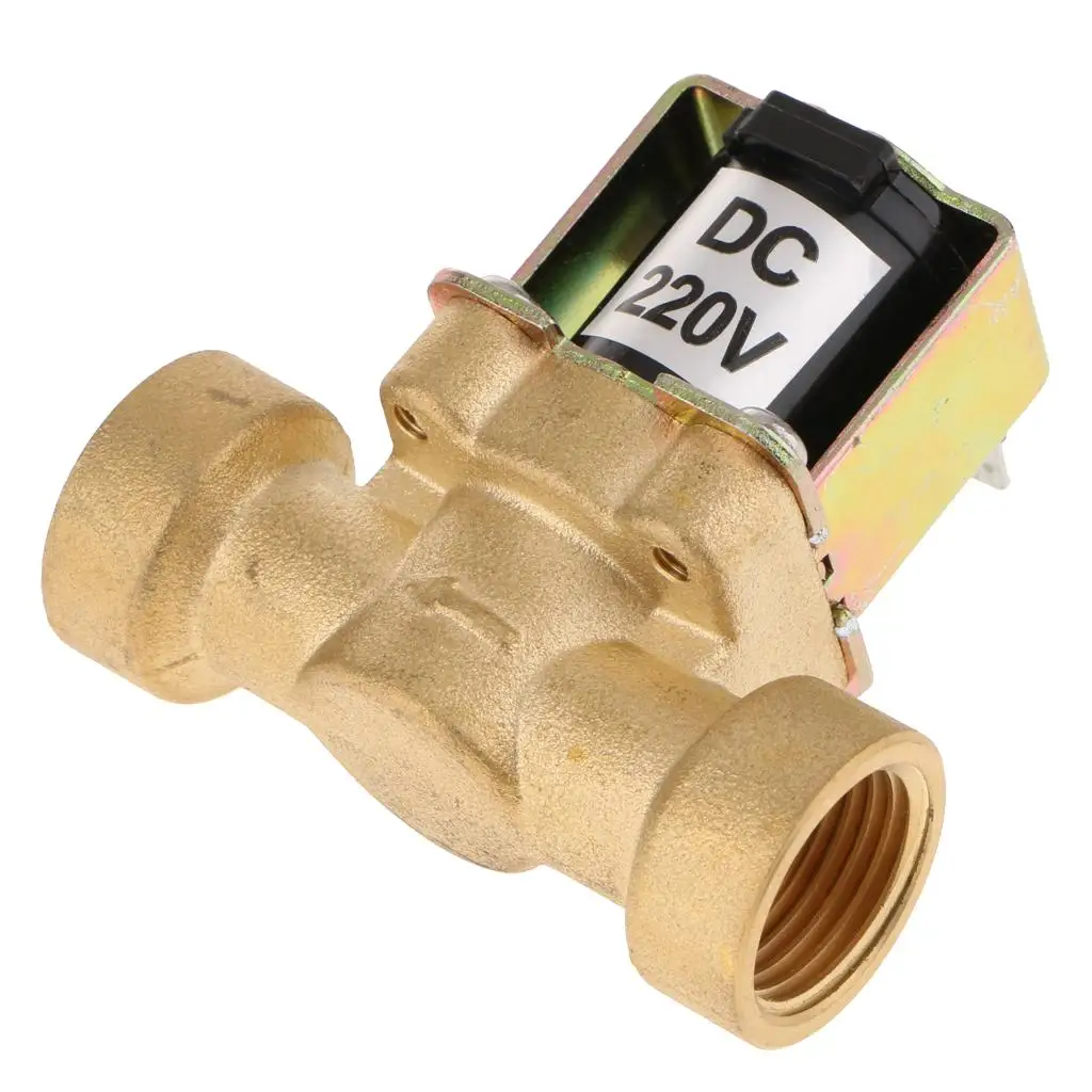 Electric Solenoid for Solar Water Heater 220V DC 1/2BSP 0.02-0.8mpa