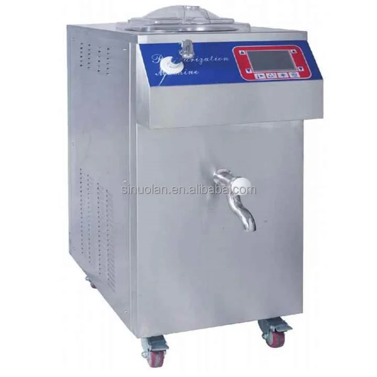 CE Cream Gelato Batch Freezer Sterilizzazione60L Piccolo 3 in 1 Pasteurizzazione Mini Pasteurizzatore e Omogeneizzatore per Macchina per il Latte I