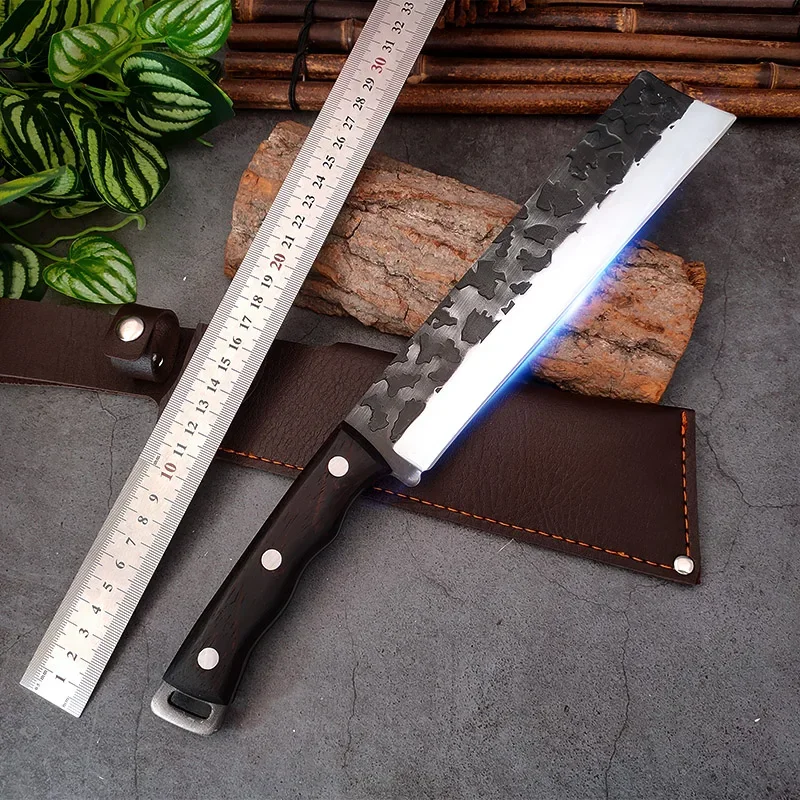 Heavy Duty Knives Chop Bone Vegetable Meat Boning Butcher Knife Full Tang Handle AXE Kitchen Knives Chef Slicing Cooking Tools