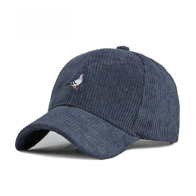 Baseballkappe passend für alle Jahreszeiten, Taubenstickmuster, tägliche Freizeitmode für Männer und Frauen, Sonnenschutz im Freien