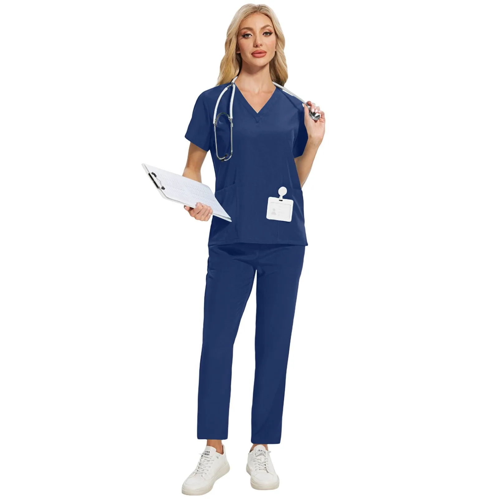 Wholesale Doctor Nurse Doctor Dentist Workwear Beauty Spa Uniform Surgical Scrubs Set Wholesale Operating Room Medical Uniform