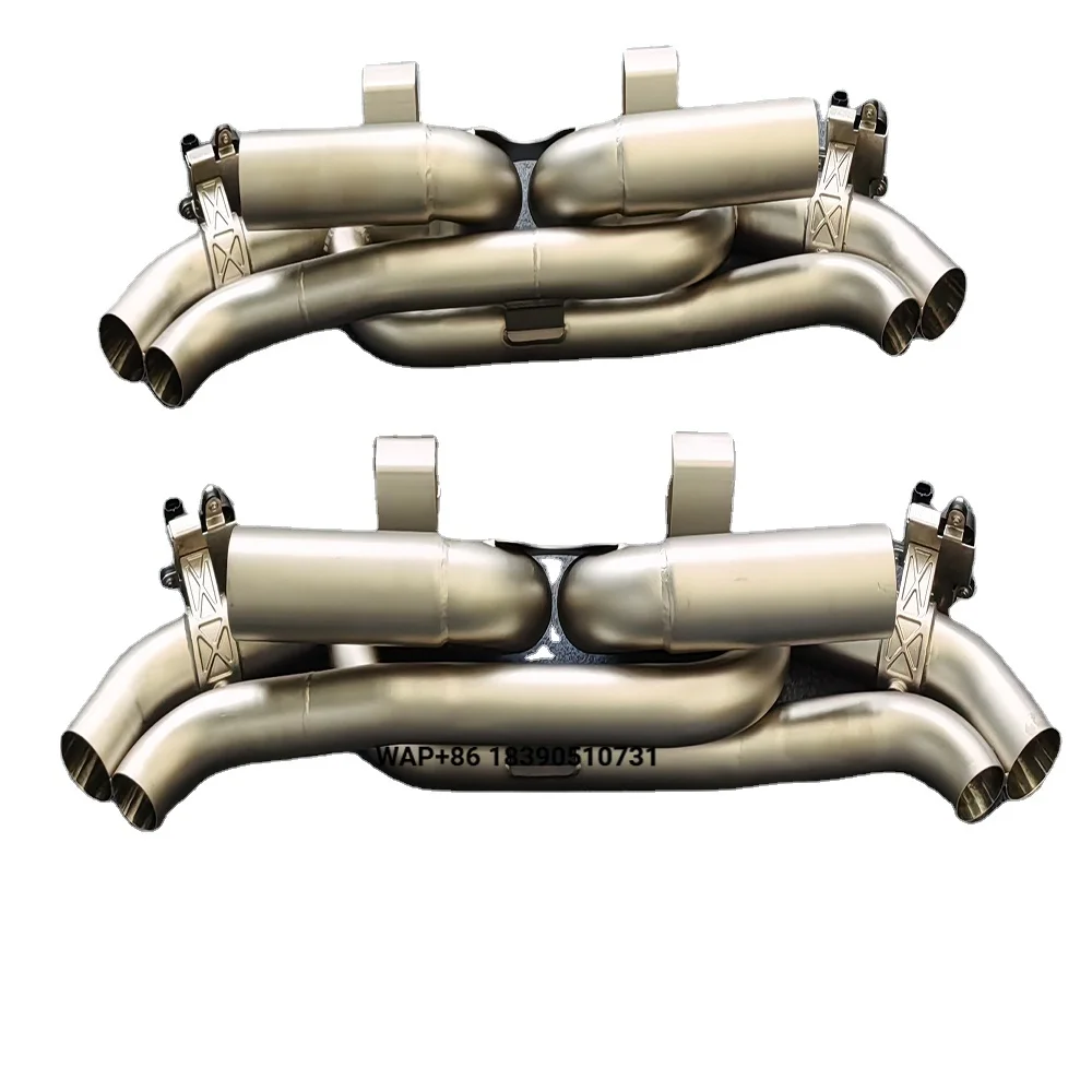OBM Active Sound Tuning Exhaust Muffler With Valves for 911 992 Gt3 Stainless Steel304 Catback Muffler Car Accessories