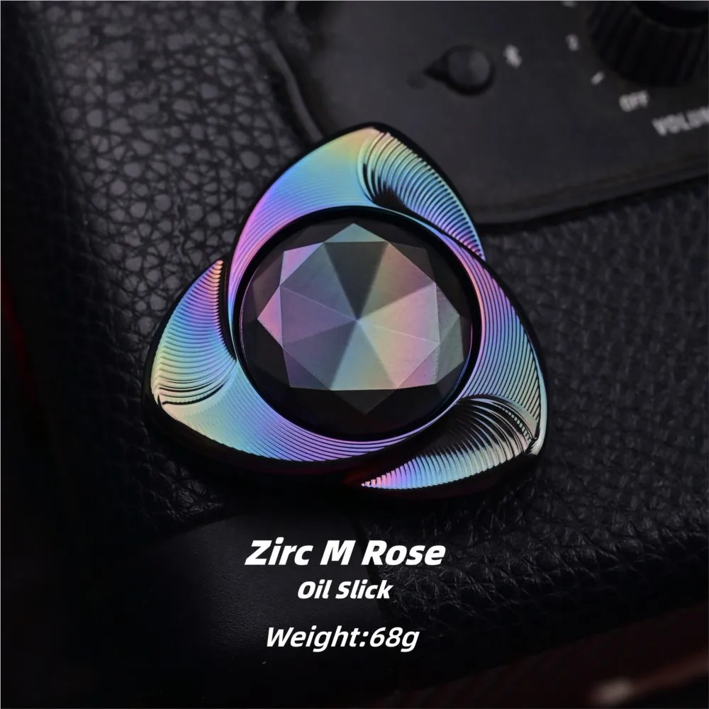 Kinetiek Azië Pacifi EDC M Rose Fidget Spinner Stress Relief Speelgoed Zirkonium Fidget Speelgoed Voor Volwassenen Angst Relief Gadgets