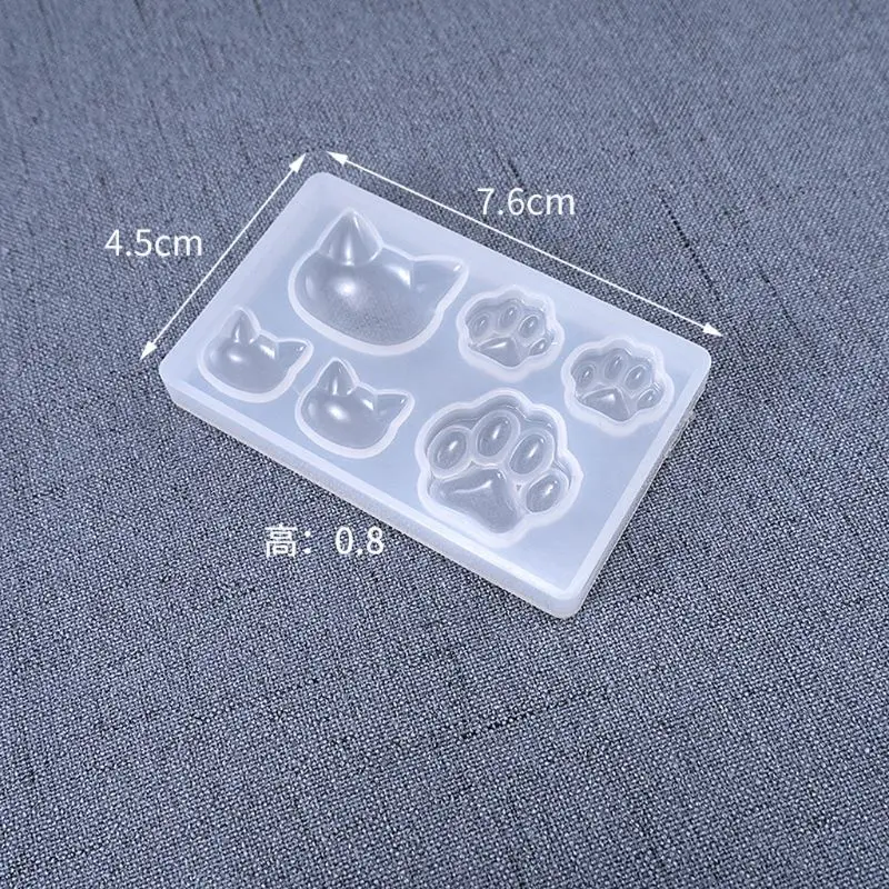 

for Cat Claw Moon Star Love Listing Silicone Mold Handmade Craft Making Supplies Drop Shipping