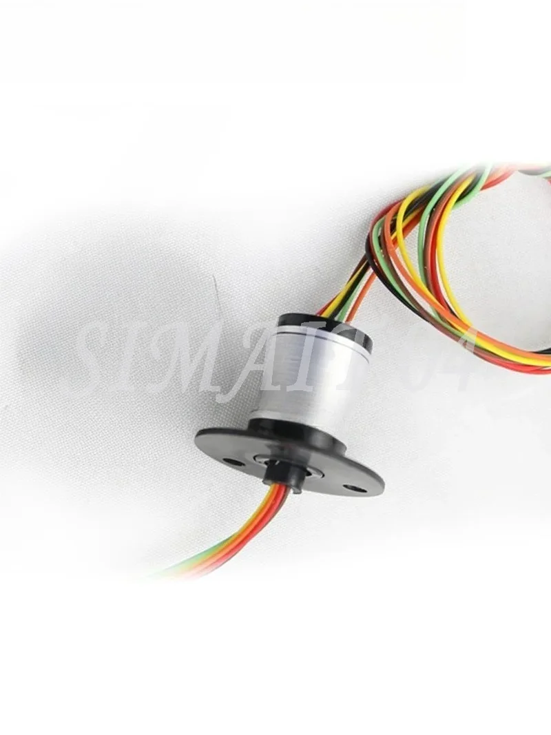 conductive slip ring, outer diameter 12.5mm, length 18.2mm 6 ways, slip ring collector ring