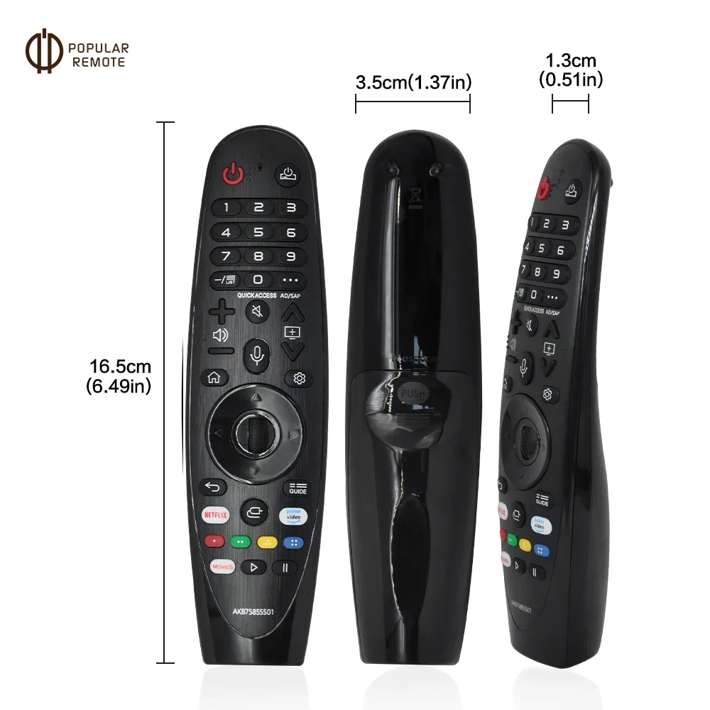 AKB75855501 Replacement Remote Control for MR20IR Infrared Remote Control Without Voice for Multiple LGTV Models