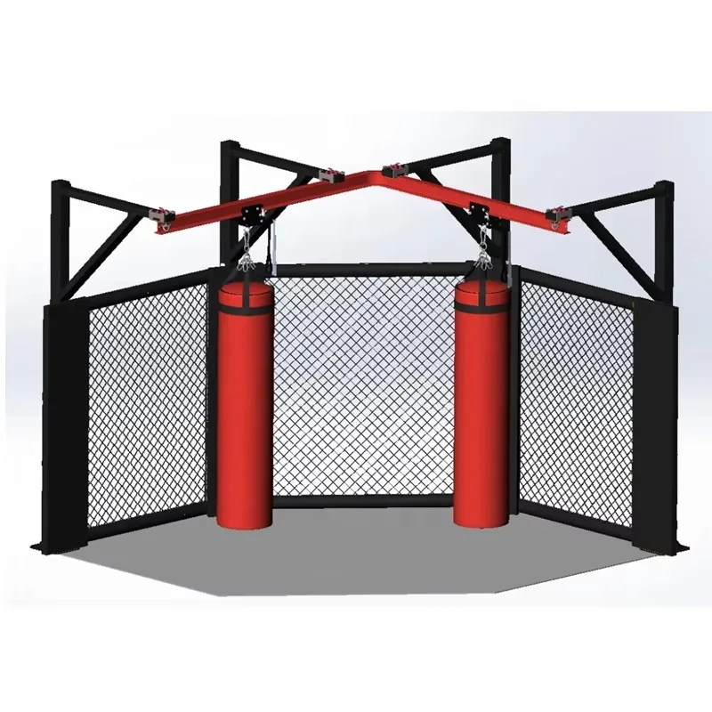 

New Simple Gym Fitness Boxing Ring Frame Wall-Mounted Punching Bag for Daily Fitness Training