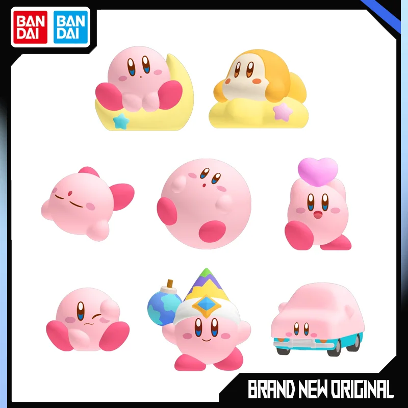 

BANDAI Kirby Action Figures Model Car Doll EX CASHAPON Ornament Official Genuine Cute Collectible Toys