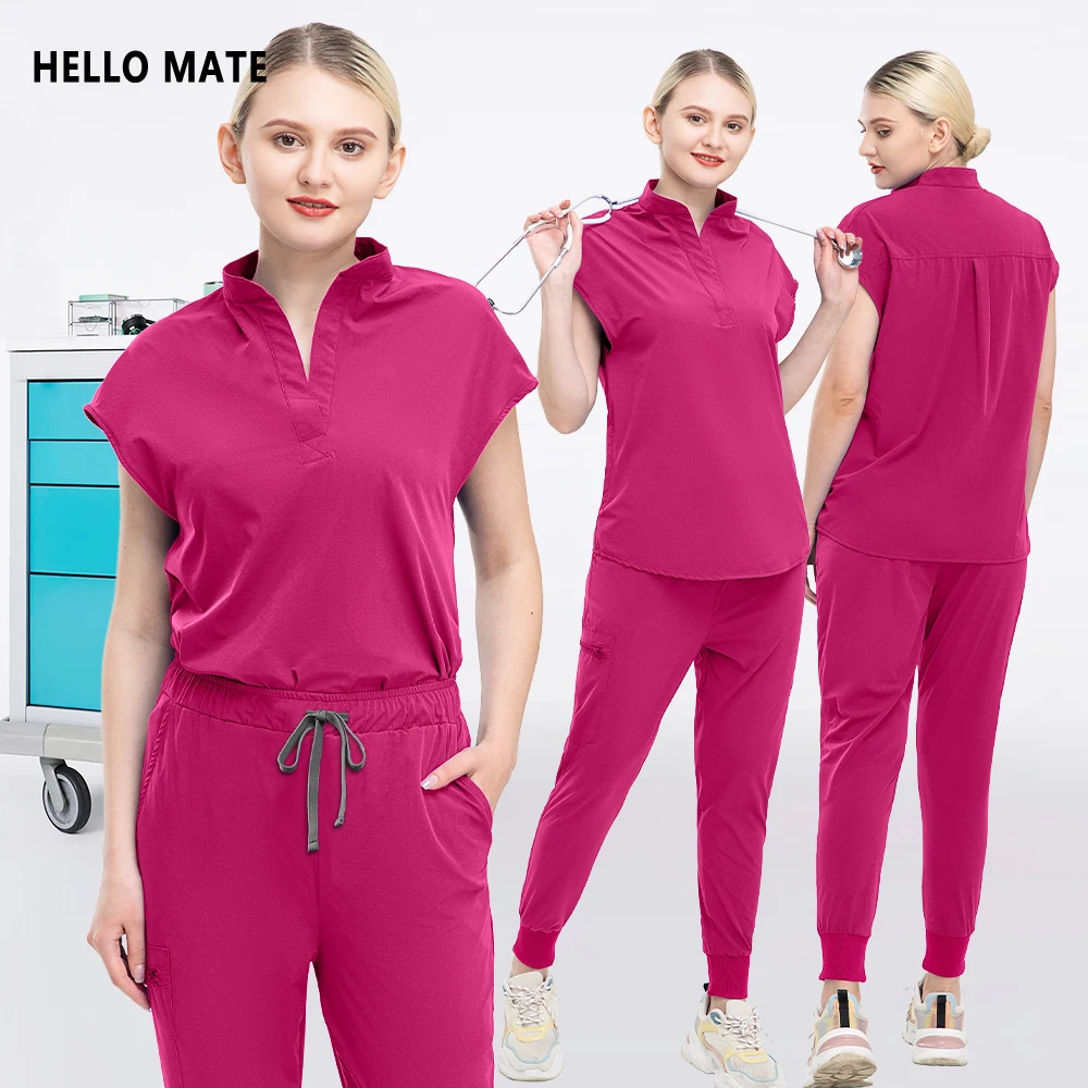 New Beauty Spa Uniform Hospital Dentist Workwear Medical Surgical Uniforms Dentistry Pharmacy Pet Shop Scrubs Set Nurse Clothing