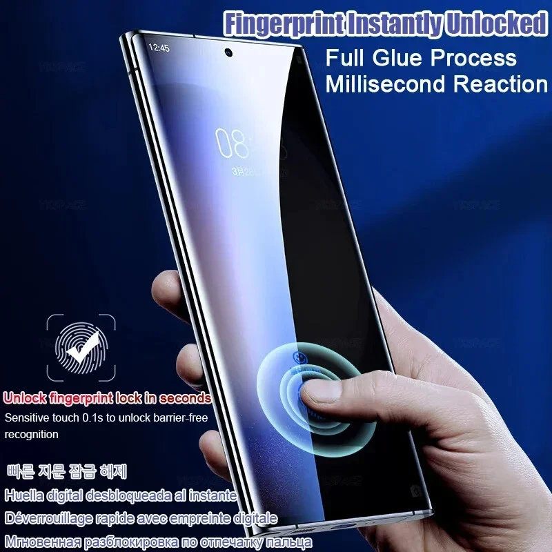2PCS Anti-Spy Hydroge Film Screen Protector For Samsung Galaxy S9 S10 S20 FE S21 Plus S22 S23 24 Ultra Note 10 20 Privacy Film