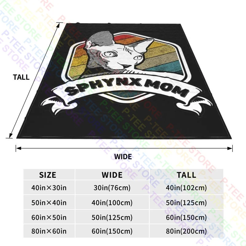 Sphynx Kat Moeder Trotse Haarloze Sfinx Kat Eigenaar Moeders Dag Deken Pluizige Nepbont Nerts Voor Twee Doeleinden