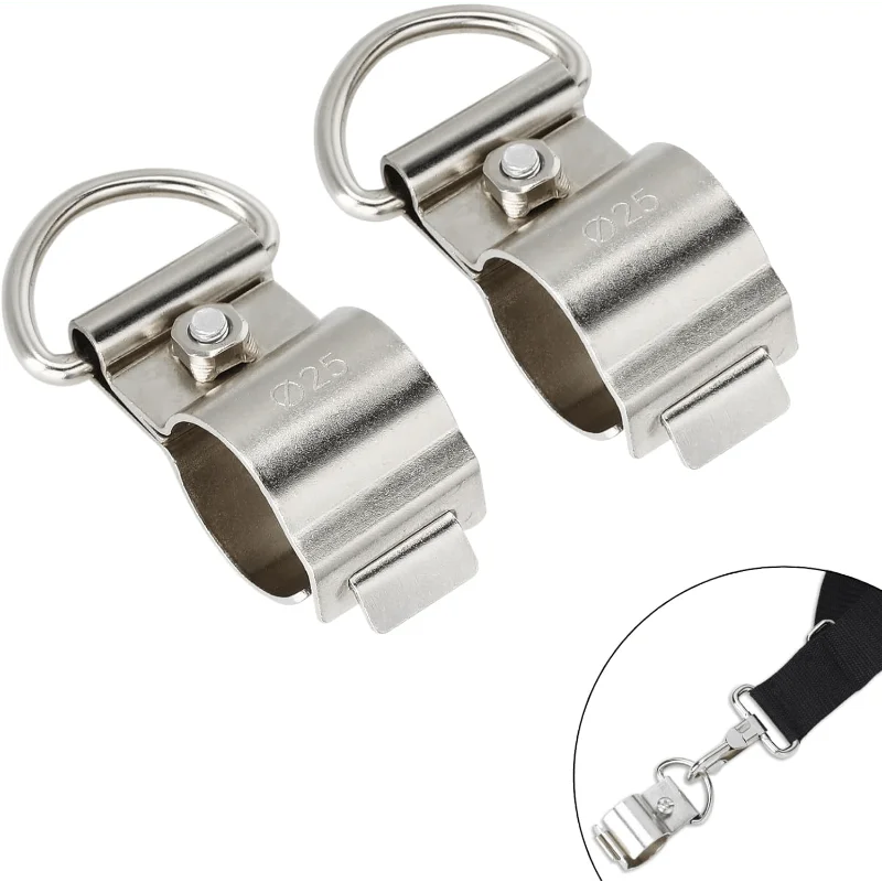 2Pcs Lawn Mower Shoulder Strap Padded Belt Clip 1.02 Inch Heavy Duty Strap Clamp For Trimmer