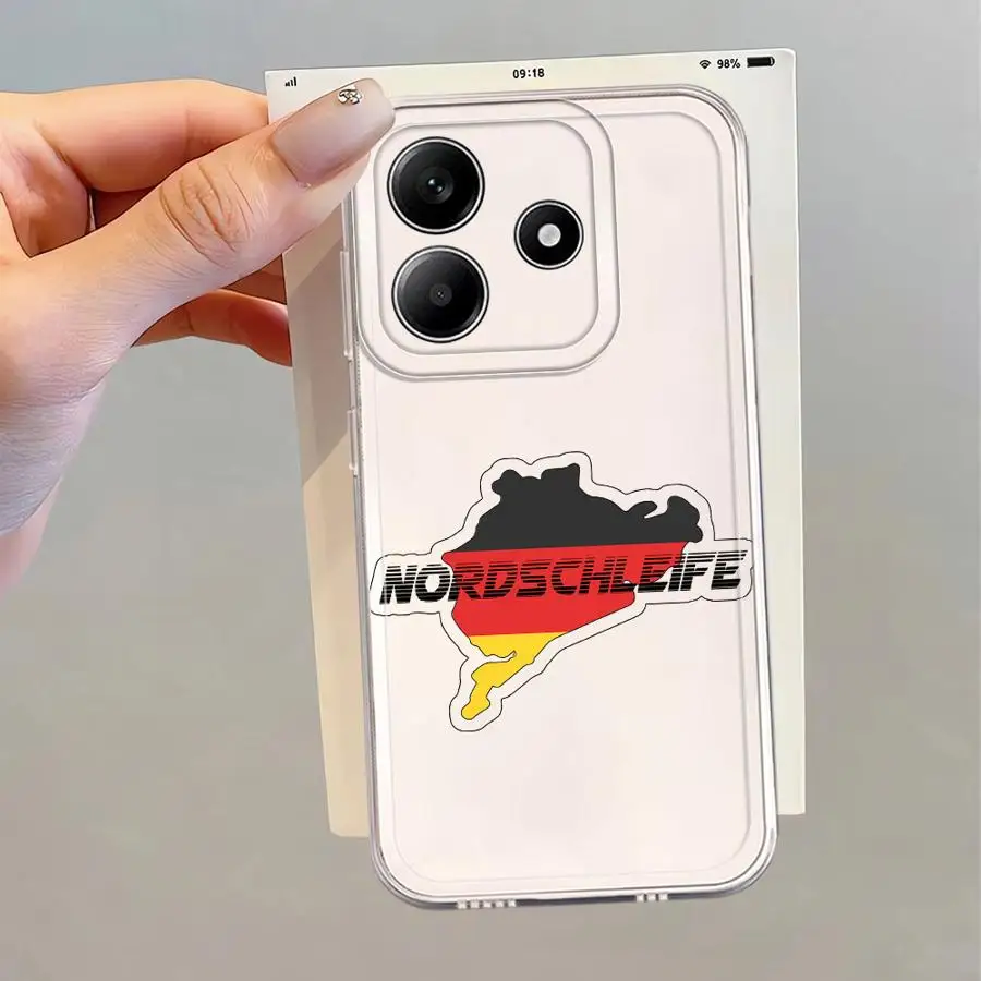 الفاخرة نوربورغرينغ الرياضة سباق كول لينة غطاء الهاتف الحال بالنسبة ل Xiaomi Redmi ملاحظة 11 13C 14 برو زائد 13 10S 14C A4 12 11S 9 9S