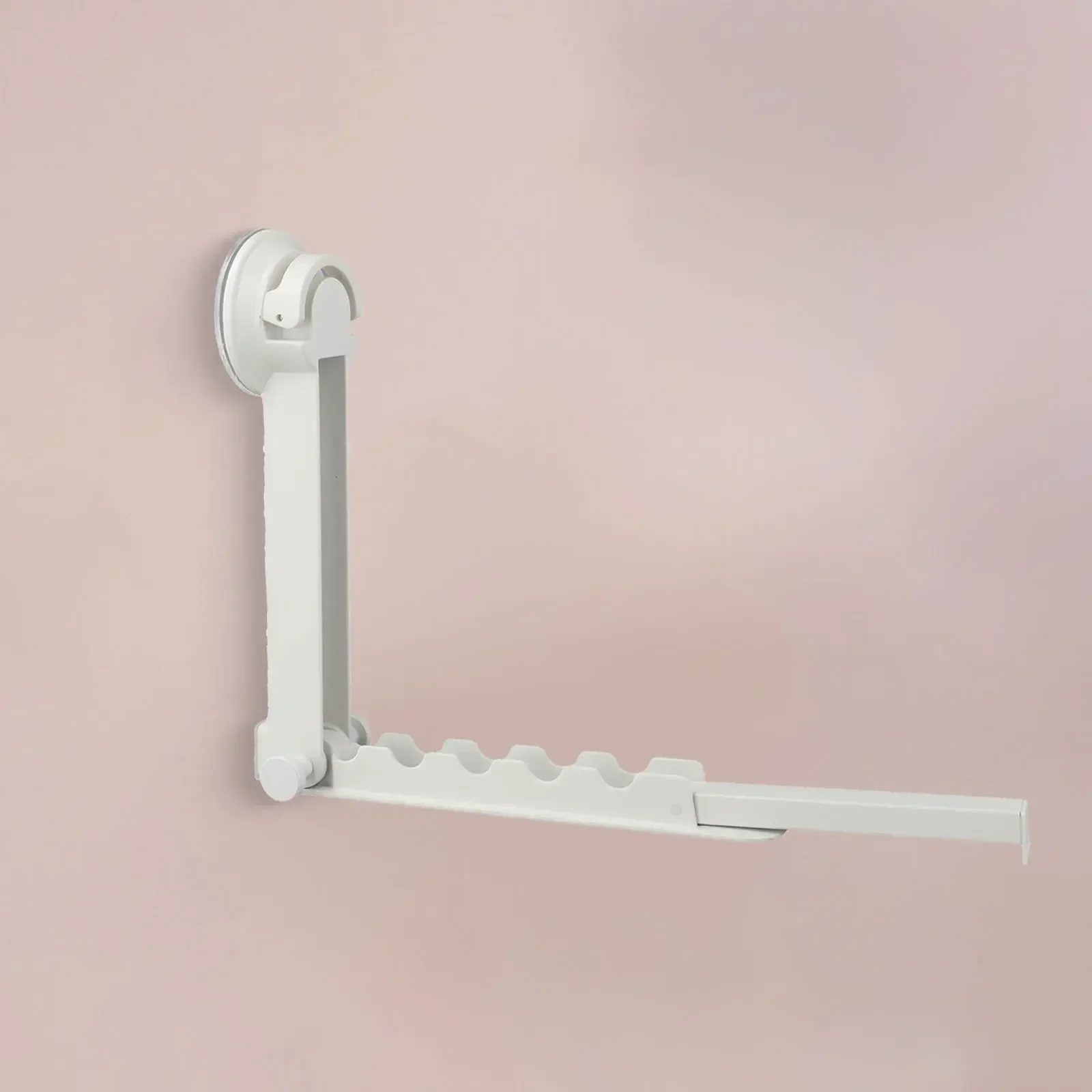 

Suction Cup Folding Clothes Rack for Laundry Drying Portable Hanger for Bathroom Bedroom Travel and Outdoor Use