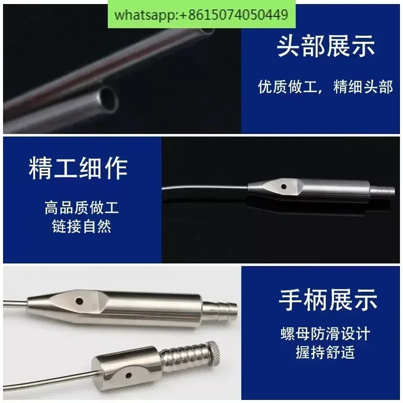 Nasal Aspirator Stainless Steel Surgical Instruments Rhinoplasty Tools Puncture Maxillary Sinus Rinse Nasal Aspiration Tube