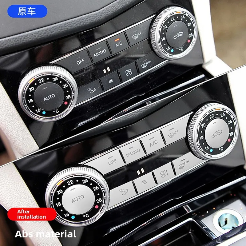 Suitable for Mercedes-Benz GLK Interior Modification C200L GLK300 GLK260 Central Air Conditioning Adjustment Button Sticker