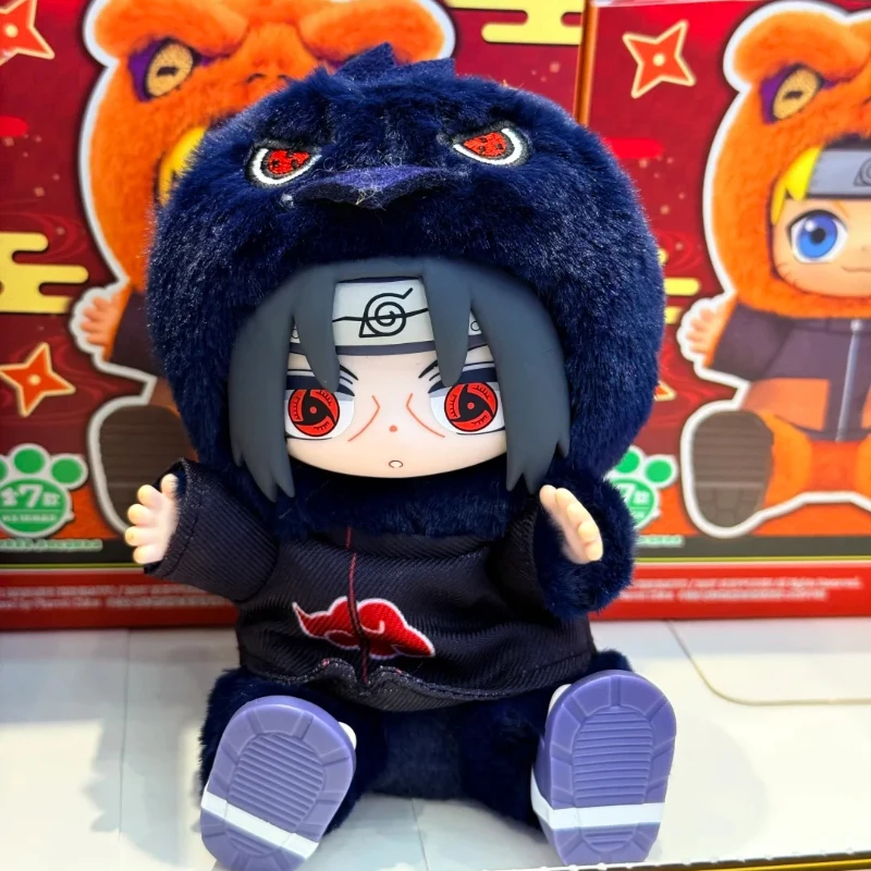 Original Eaki Naruto serie V2 Linda bestia ajuste fiesta caja ciega vinilo muñeca llavero ornamento niño juguete regalos de vacaciones en Stock