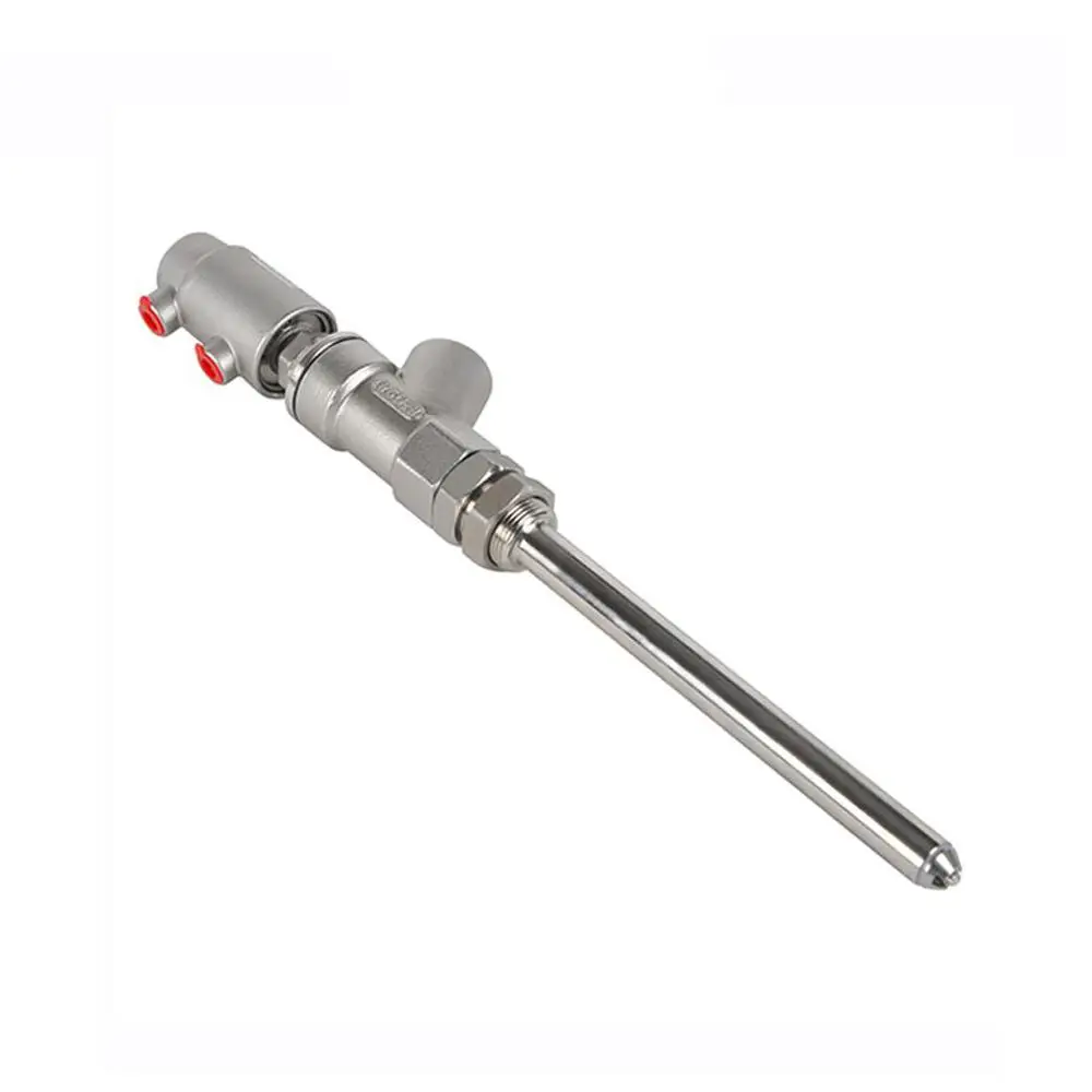 Air Actuator Stainless Steel Pneumatic Liquid Beer Filling Valve Angle Seat Valve