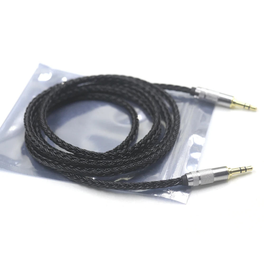 

16 Core 7N 3.5mm Jack Audio Cable Jack 3.5mm Male to Male Audio Aux Cable For Phone Headphone Car MP3 Speaker Computer Aux Cord
