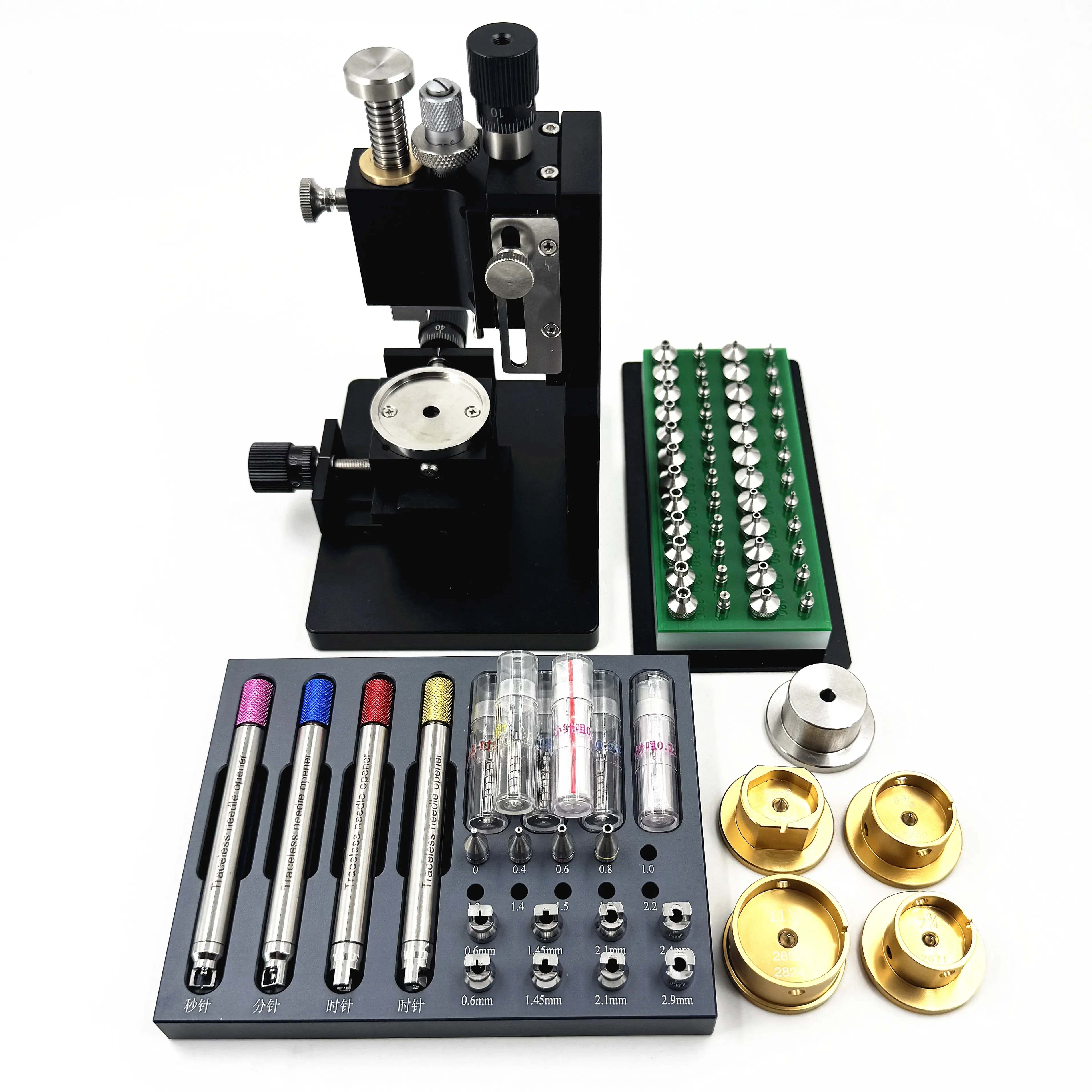 Watch Second Hand Remover Tool Hand Setting Fitting Press Holder for Precision Watch Repair Work