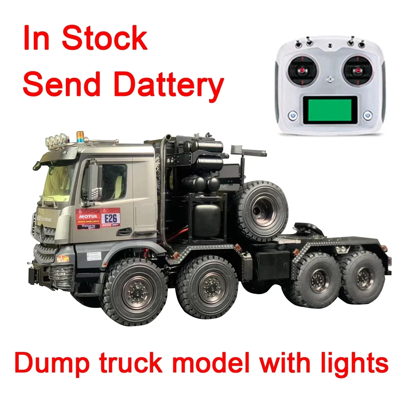 NEW 1/14 RC 8x8 Truck Model RC Tractor Benz Arocs 4663 Rescue Vehicle Off-road Truck Off-road Truck RTR with Engineering Lights