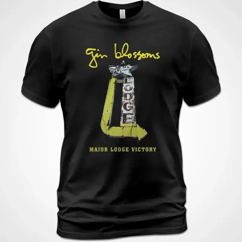 Cotton T Shirt Gin Blossoms Major Lodge Victory Album Jesse Valenzuela