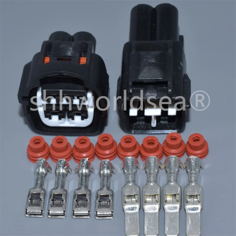 

1 комплект, 4-контактный 7283-7041-30 7283-7041-40, розетка для автомобильной фары, кислородная вилка, разъемы для вентилятора, разъем для Ford Toyota