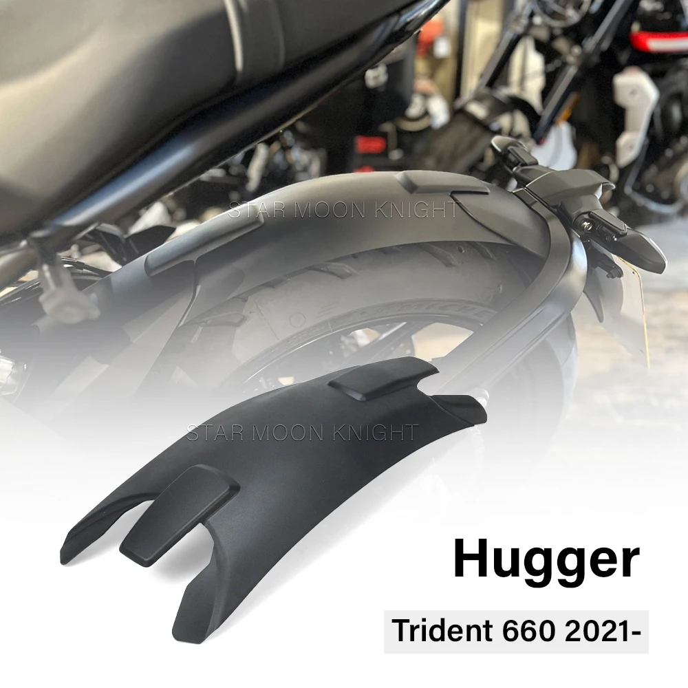 For Trident 660 Trident660 2021- Motorcycle Hugger Extensions Rear Fender Splash-Proof Guard Mudguard Accessories