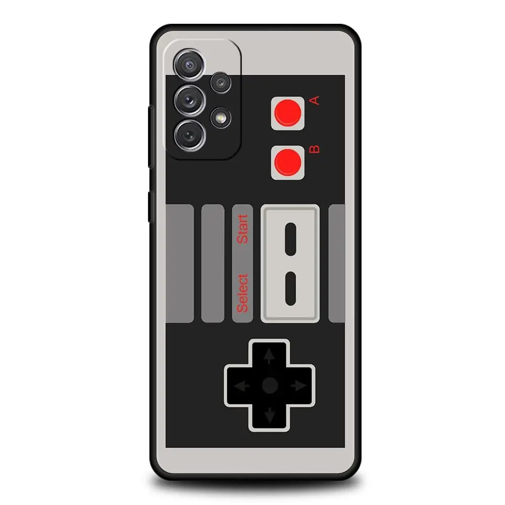 Fall Für Samsung A15 A13 A51 A71 A41 A31 A21S A03S A05 A12 A32 A52 A23 A25 A33 A53 a73 5G Abdeckung Video Game Boy Vintage GamePad