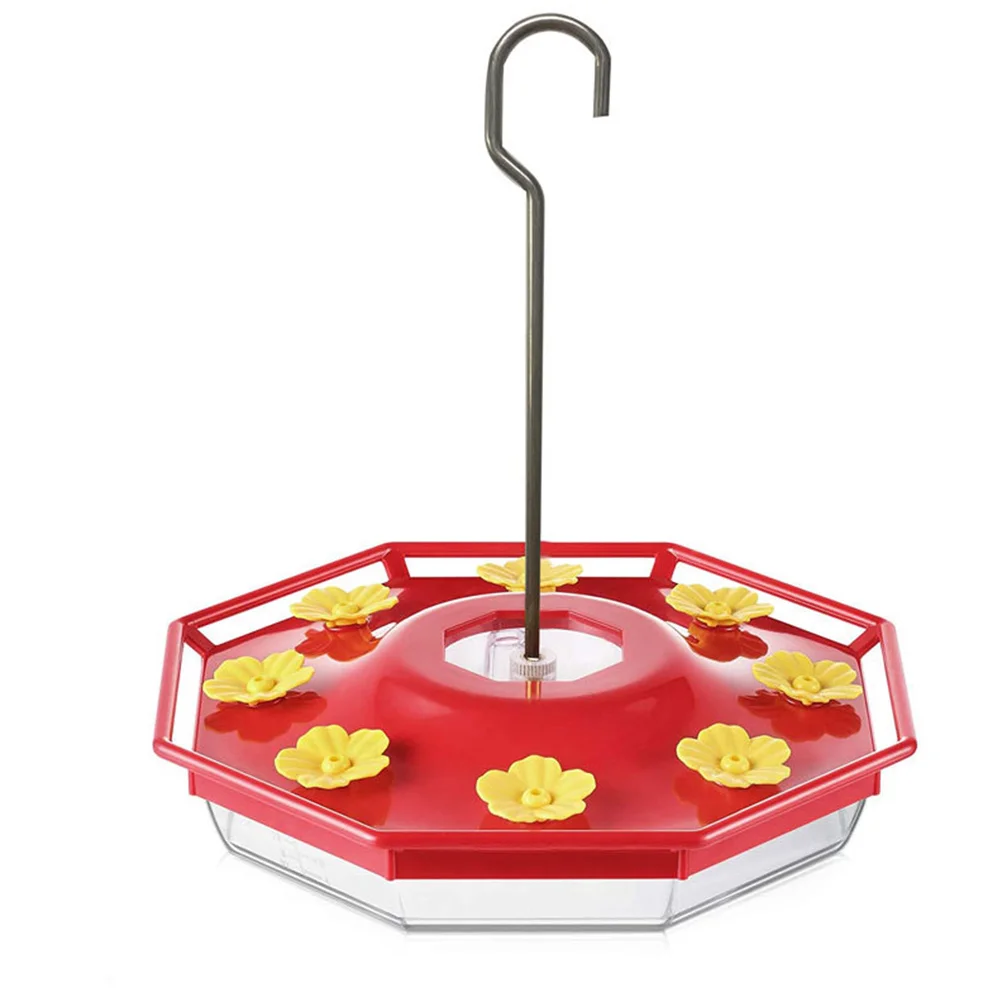

16Pcs Hummingbird Feeder Flowers Plastic Unique Floral Appearance Garden Decoration Fine Craftsmanship Durable Accessories