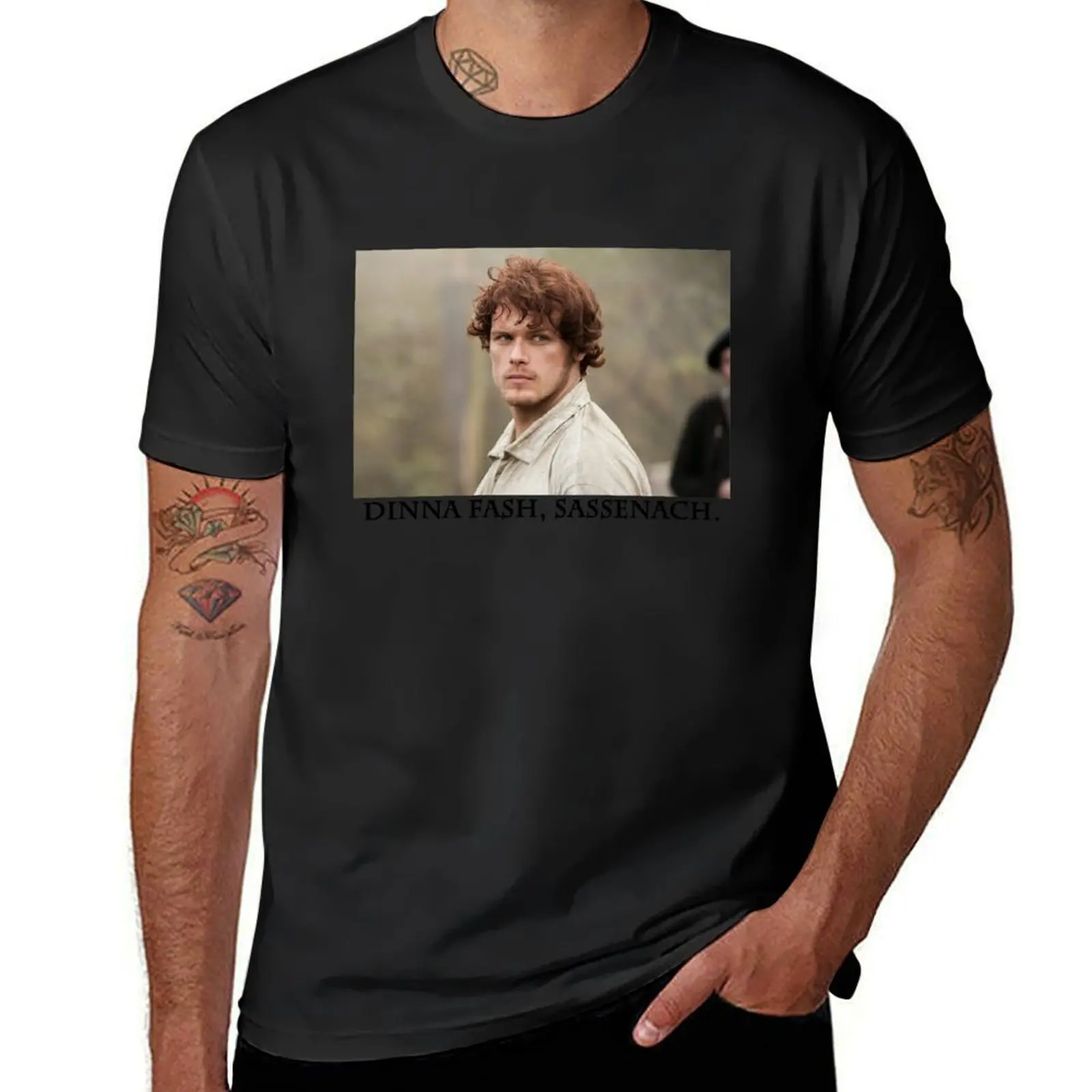 Dinna fash, Sassenach. T-Shirt korean fashion T-shirts man croswit shirt man plain t shirts men