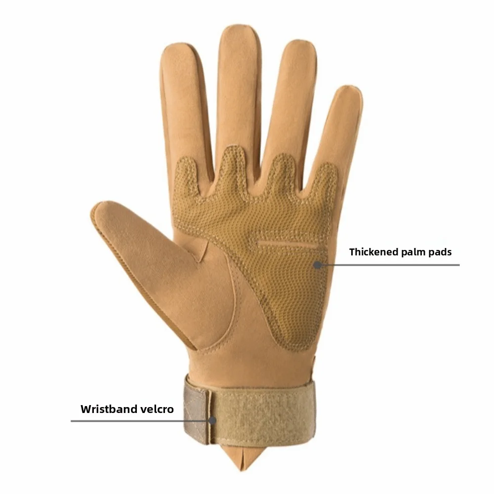 

Wear-Resistant Motorcycle Gloves Shock-absorbing Cycling Accessories Racing Finger Mittens Riding Protective Gear Anti-Slip