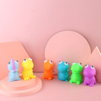 Animal Cute Anti-Stress Ball Decompression eye-popping dinosaur Toys Abraact Soft Sticky Squishi Stress Relief Toys Gift J97