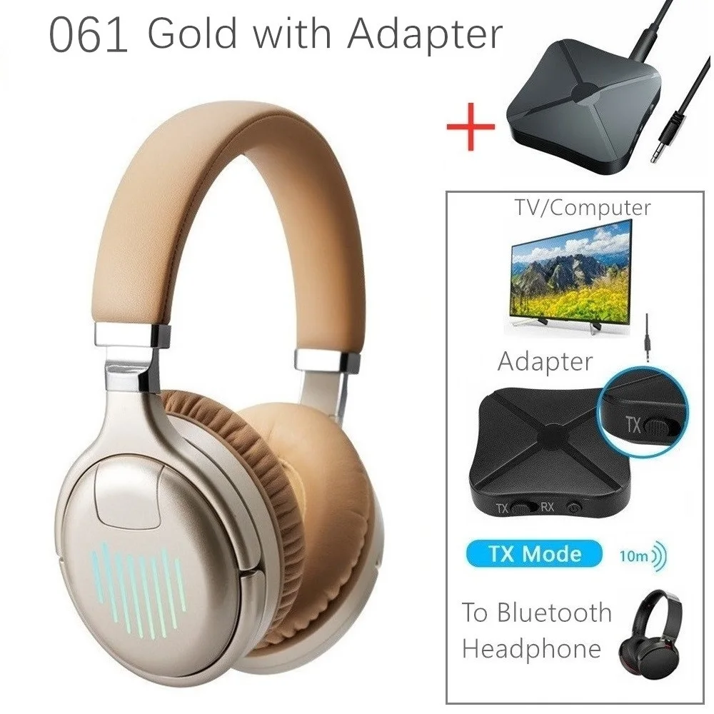Shoumi Drahtlose Kopfhörer Günstiges Bluetooth-TV-Headset mit Bluetooth-Adapter Fernseh-Kopfhörer für TV-Computer-Adapterhelm – Detail 12