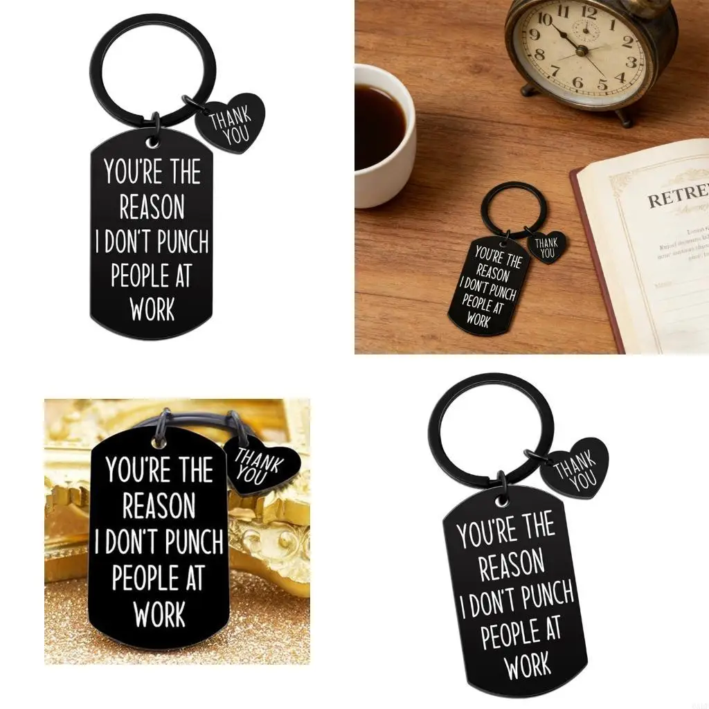 6XDF Lightweight Appreciation Keychain For Female Bosses Work Best Friend And Coworker As Farewell Retirement Present