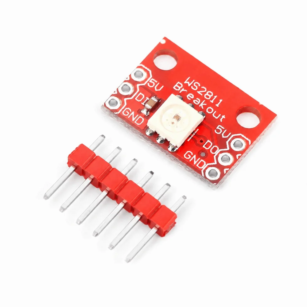 5PCS 17.7* 12.5* 3.2mm Breakout Board WS2812 Chip 5050 RGB LED WS2812 Breakout Board WS2811 RGB Breakout Board LED Lighting