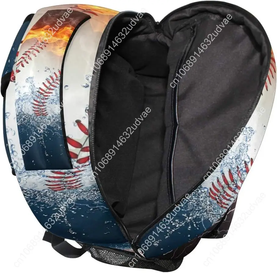 Baseball Kids Backpack For Boys Girls, Baseball School Backpacks Bookbag Elementary School Bag Book Bag Daypack Travel B
