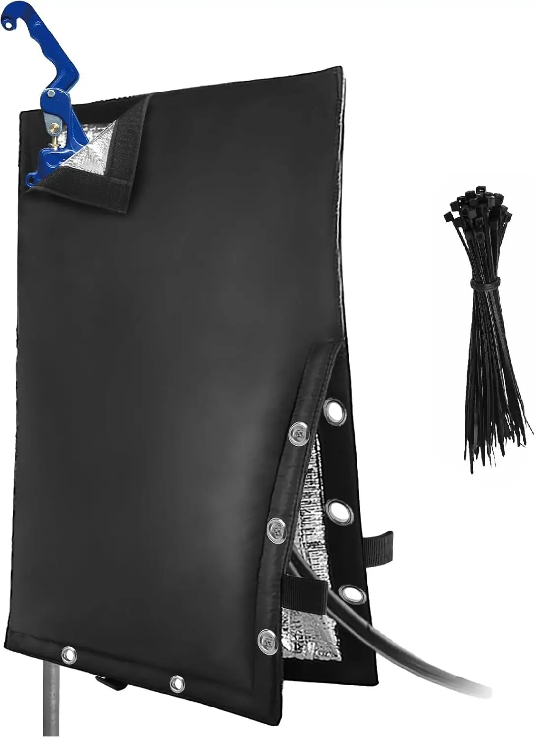 

Insulated Outdoor Faucet Cover for Winter Freeze Protection - Universal Fit for RV Park Hydrants, Yard Hydrants, Garden Hose Bib