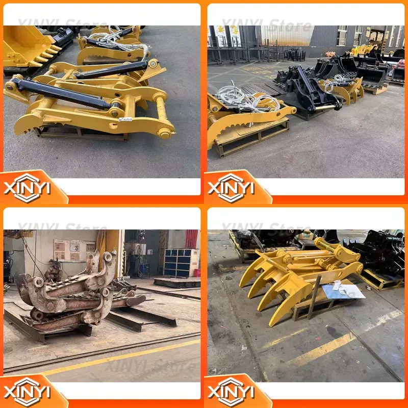 for MONDE Customizable Hydraulic Thumb Grab Excavator Attachments with Gearbox for 6-30 Ton Excavators