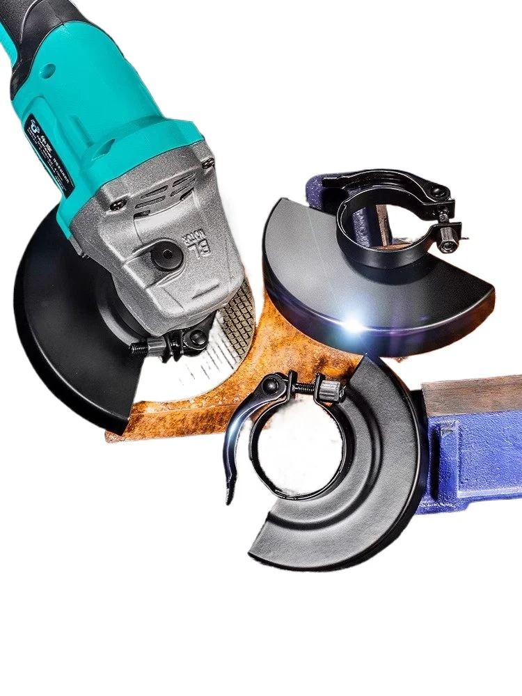 Heavy-Duty Thickened Angle Grinder Safety Shield Quick-Release Protective Cover Universal Accessory for Grinder Cutter Polisher