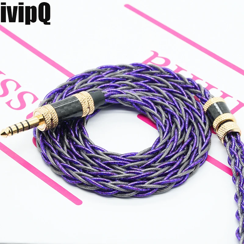 

ivipQ-335 IEM кабель HIFI многопроводниковый кабель для наушников обновления кабель с мини XLR/A2DC/2Pin/3.5mm для HD800 HD800S HE1000SE LCD-5 LCD-4z ATH-AWKT ATH-L5000