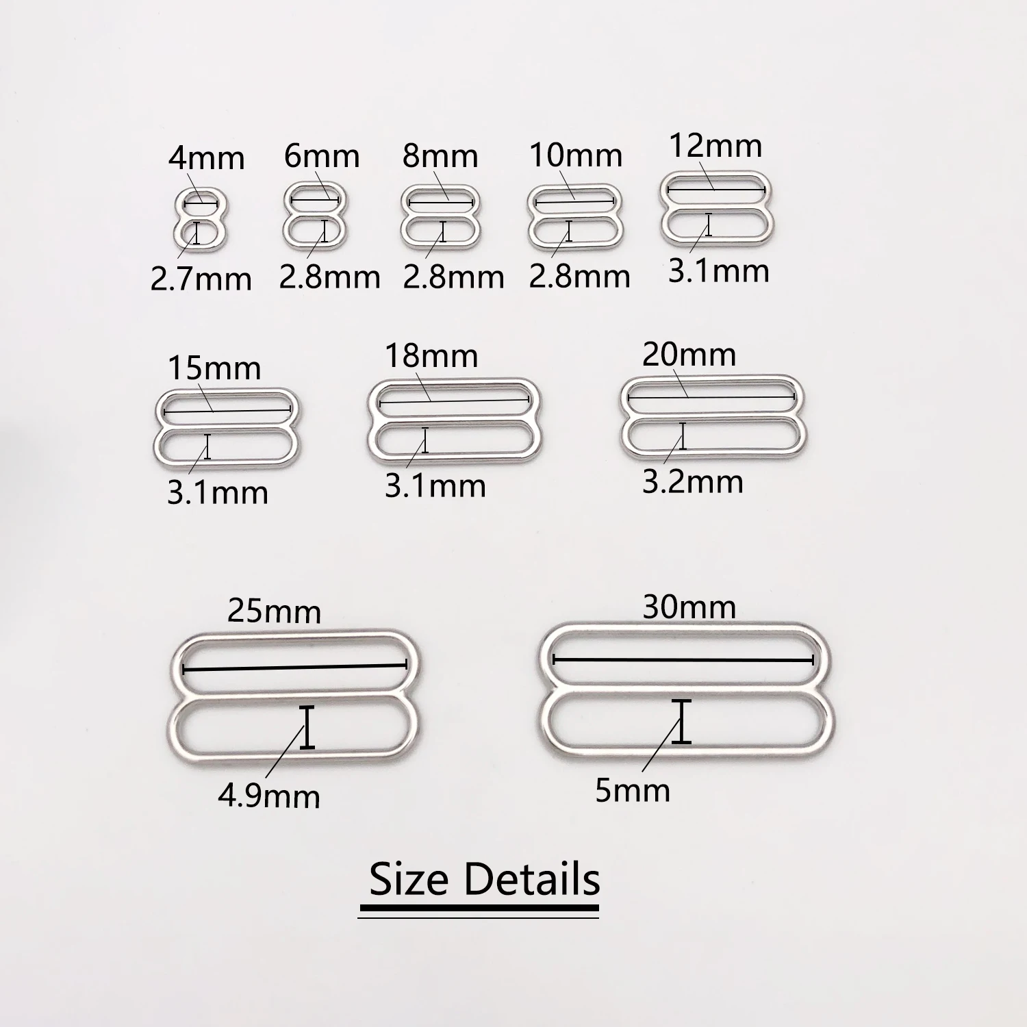 10 ชุด Bra แหวนและ Sliders ชุด - Nursing Bra Clip บทวิจารณ์และราคา