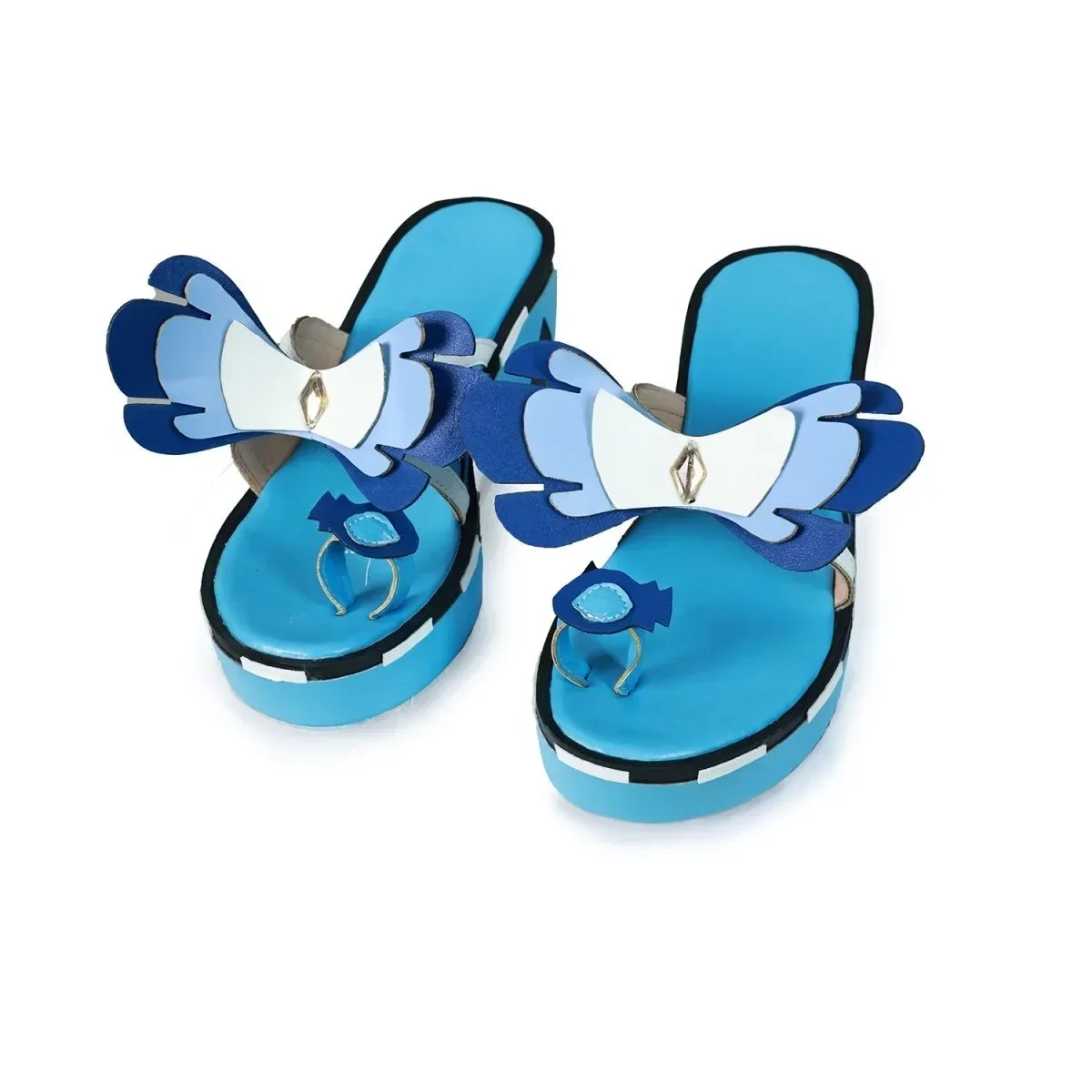 Game Genshin Impact Mualani Cosplay Shoes Adult Women PU Leather Flat Shoe Costume Sandal Accessory Halloween Foot Boots Props