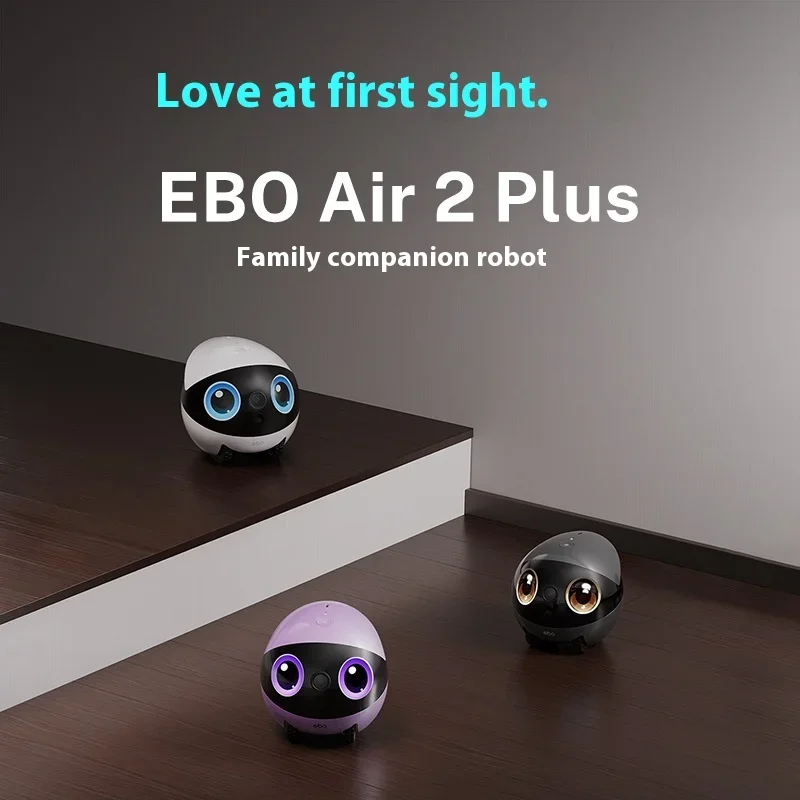 

Enabot Air 2 Plus Intelligent Wireless Camera Robot AI Robot Remote Monitoring Pet Companion Robot Real Time Control Gifts